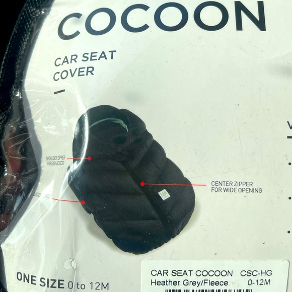 Cocoon 7AM Car Seat Cover Heather Grey - Picture 1 of 3